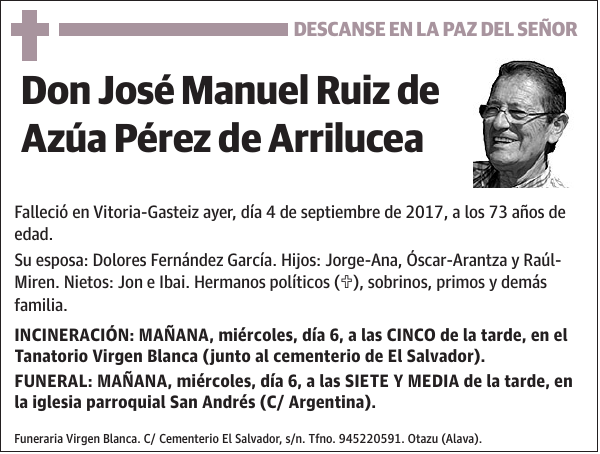 José Manuel Ruiz de Azúa Pérez de Arrilucea