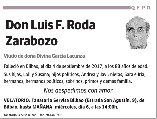 Luis F. Roda Zarabozo