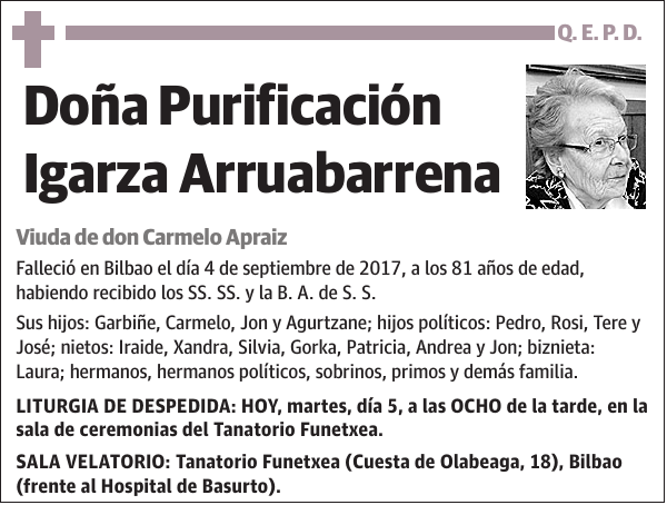 Purificación Igarza Arruabarrena