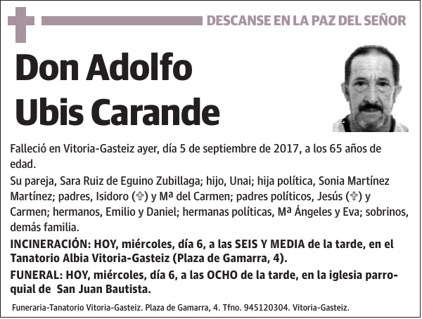 Adolfo Ubis Carande