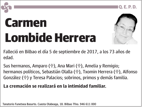 Carmen Lombide Herrera