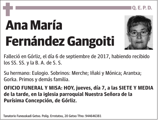 Ana María Fernández Gangoiti