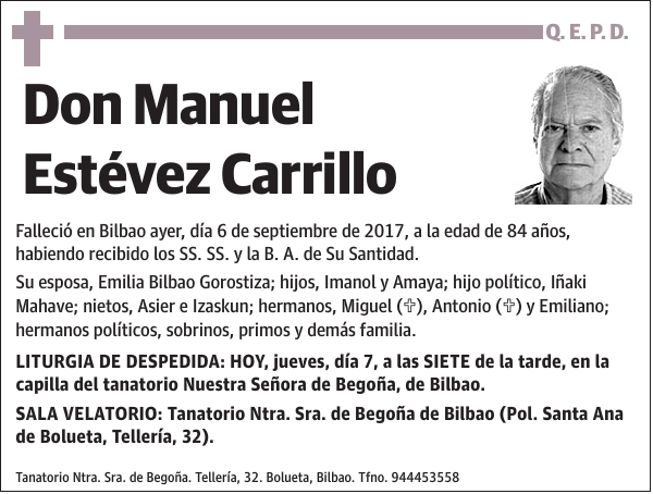 Manuel Estévez Carrillo