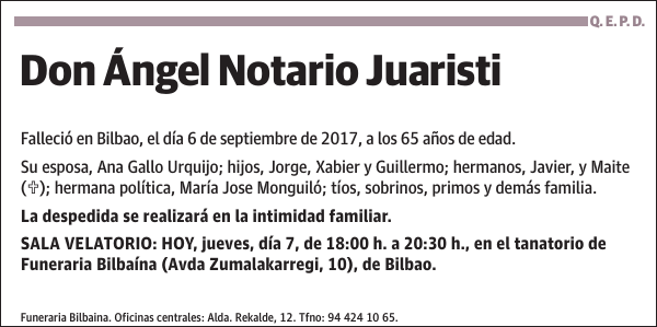 Ángel Notario Juaristi