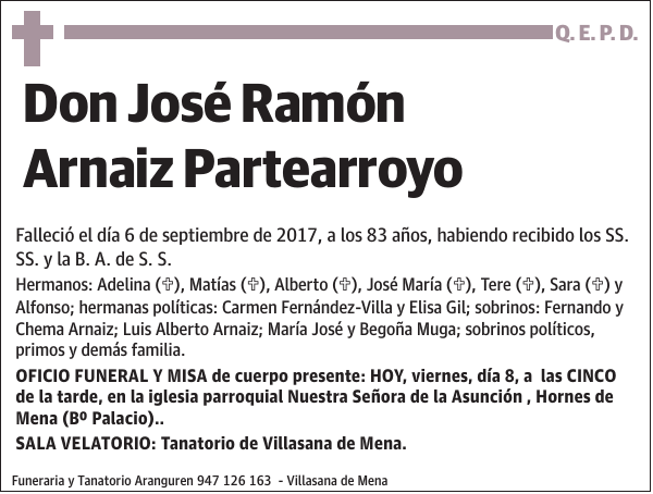 José Ramón Arnaiz Partearroyo