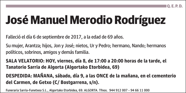 José Manuel Merodio Rodríguez