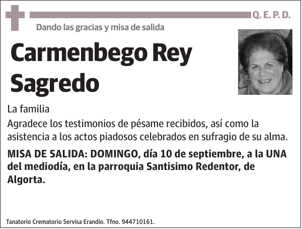 Carmenbego Rey Sagredo