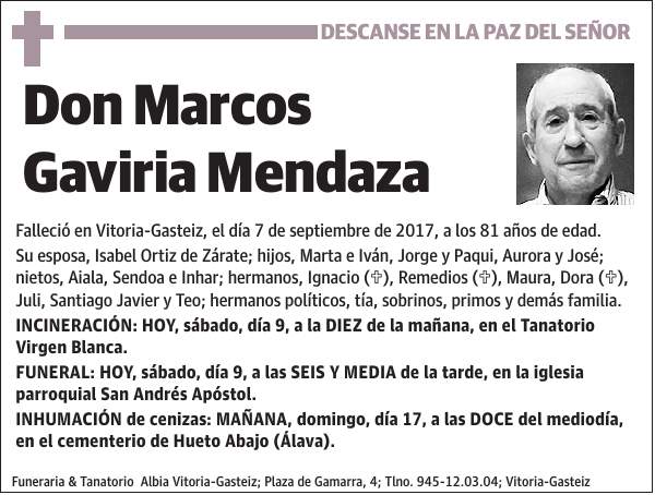 Marcos Gaviria Mendaza