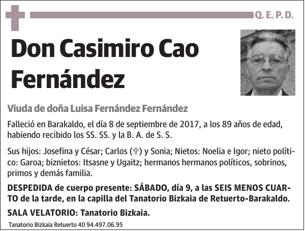 Casimiro Cao Fernández