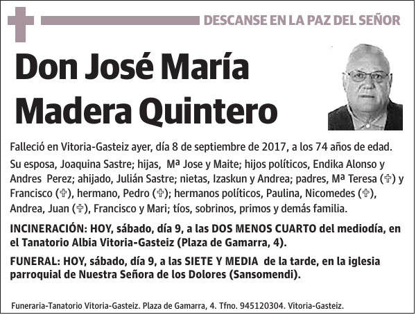 José María Madera Quintero