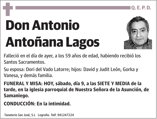 Antonio Antoñana Lagos