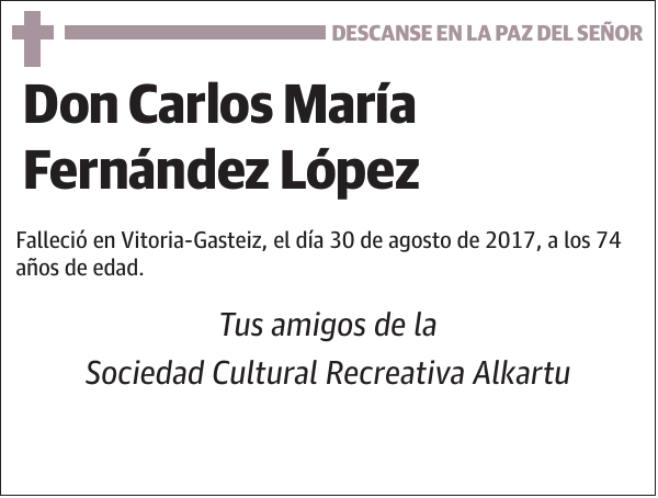 Carlos María Fernández López