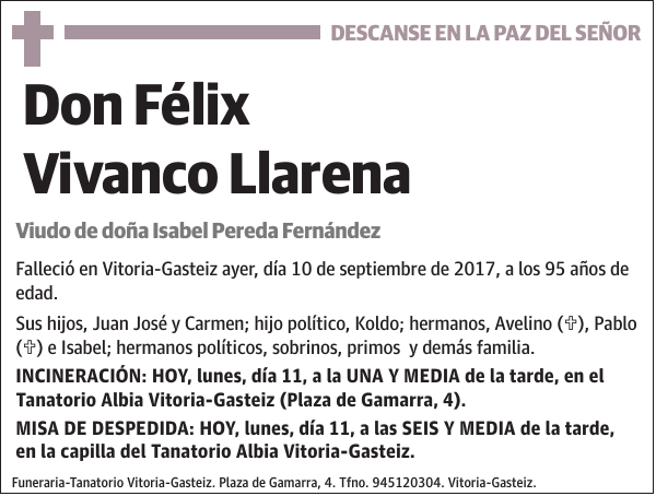 Félix Vivanco Llarena