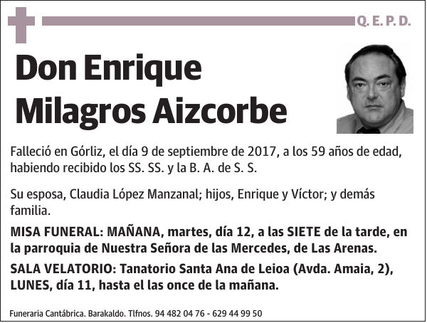 Enrique Milagros Aizcorbe