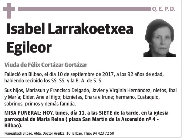 Isabel Larrakoetxea Egileor