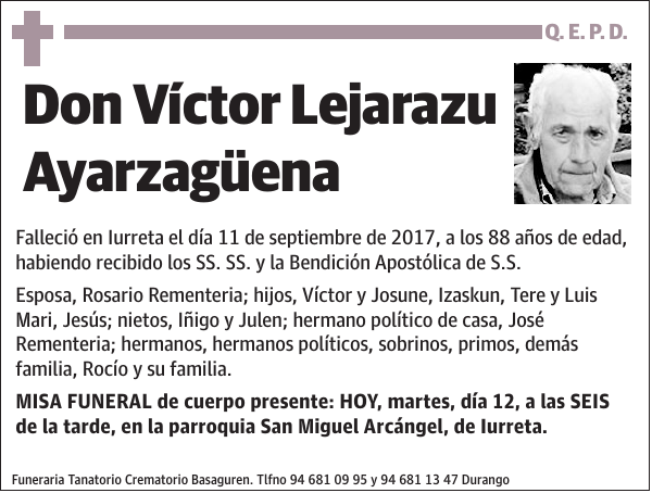 Víctor Lejarazu Ayarzagüena