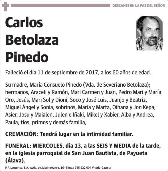 Carlos Betolaza Pinedo