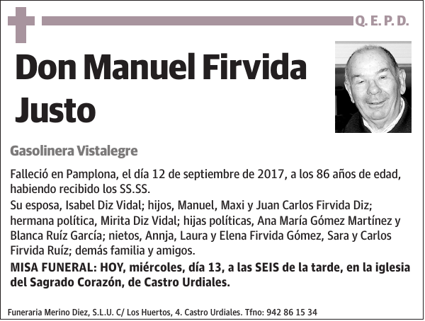 Manuel Firvida Justo