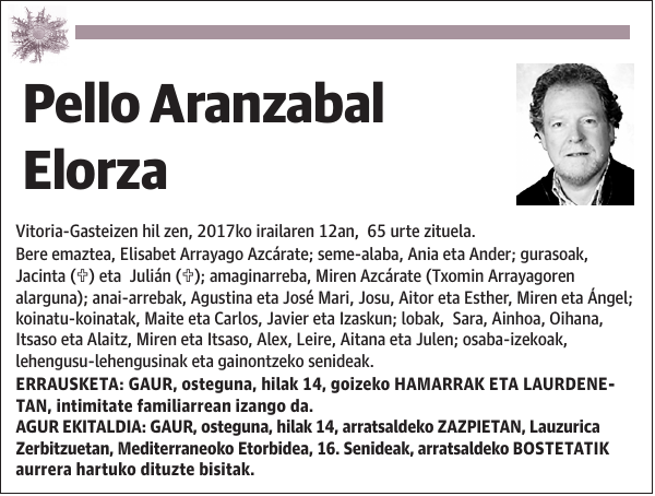 Pello Aranzabal Elorza