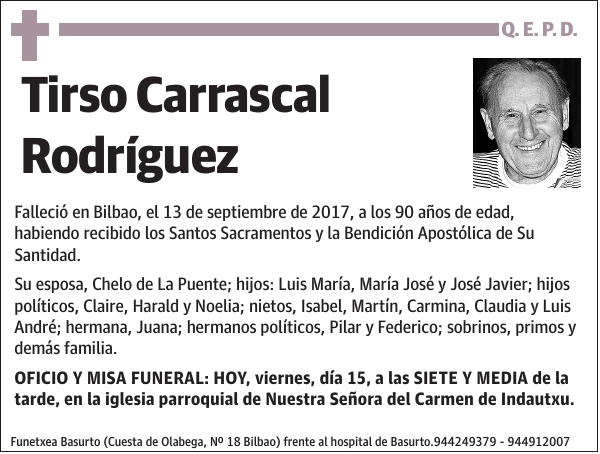 Tirso Carrascal Rodríguez