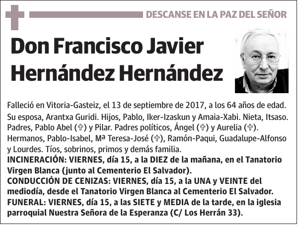 Francisco Javier Hernández Hernández