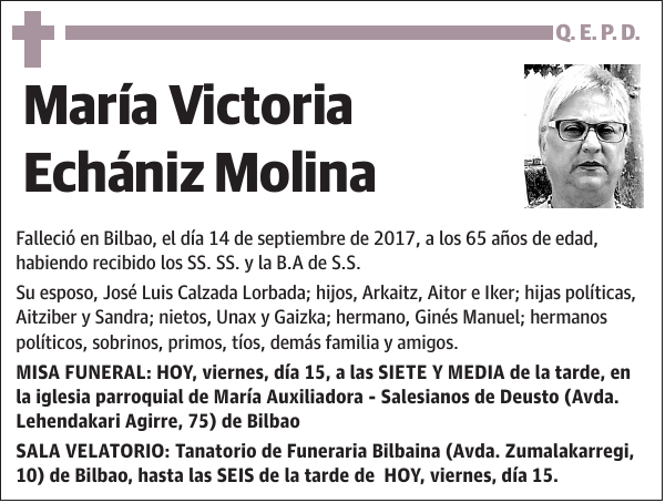 María Victoria Echániz Molina