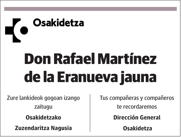 Rafael Martínez de la Eranueva