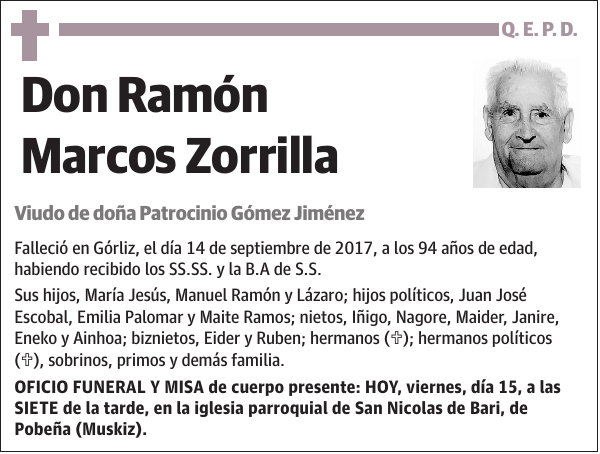 Ramón Marcos Zorrilla