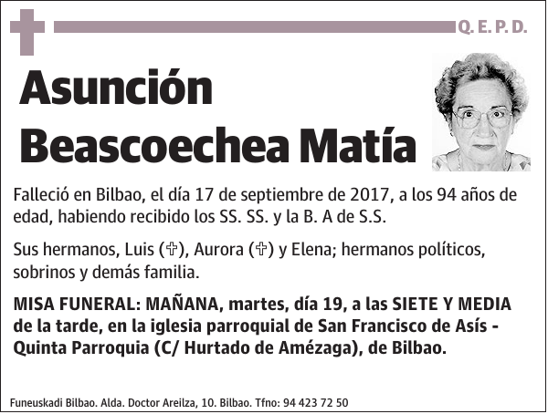 Asunción Beascoechea Matía