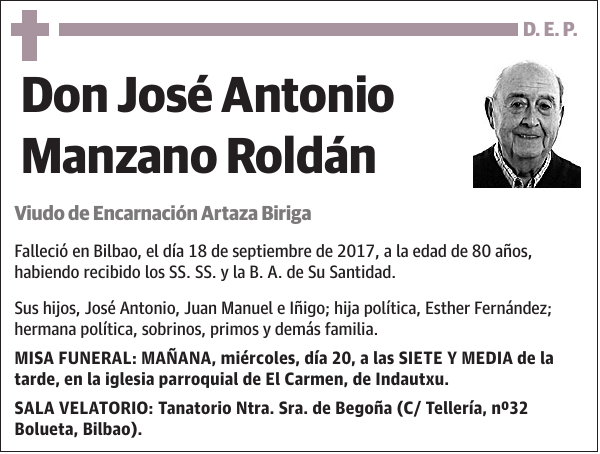 José Antonio Manzano Roldán