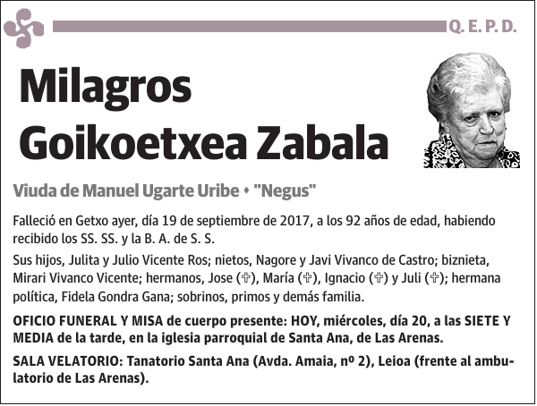 Milagros Goikoetxea Zabala