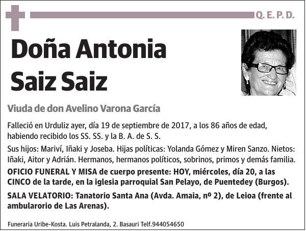 Antonia Saiz Saiz