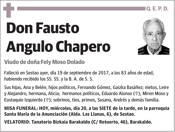 Fausto Angulo Chapero