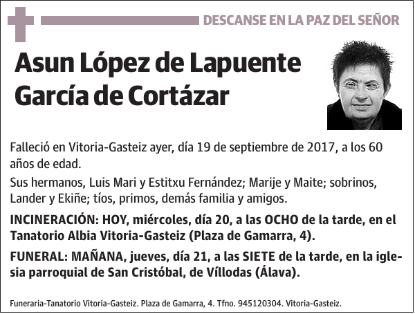 Asun López de Lapuente García de Cortázar