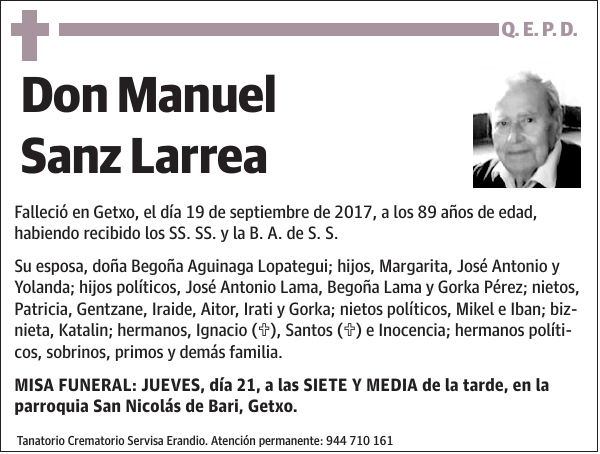 Manuel Sanz Larrea