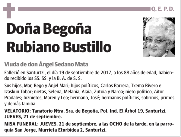 Begoña Rubiano Bustillo