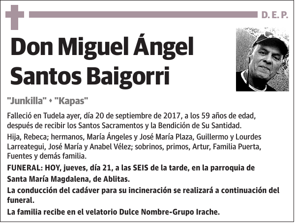 Miguel Ángel Santos Baigorri