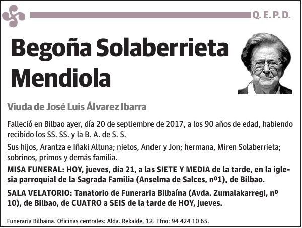 Begoña Solaberrieta Mendiola