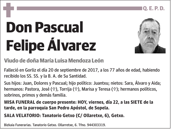 Pascual Felipe Álvarez