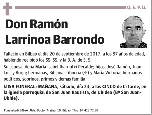 Ramón Larrinoa Barrondo