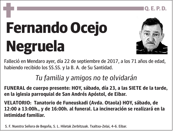 Fernando Ocejo Negruela