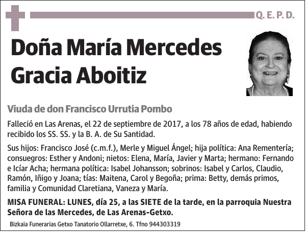 María Mercedes Gracia Aboitiz