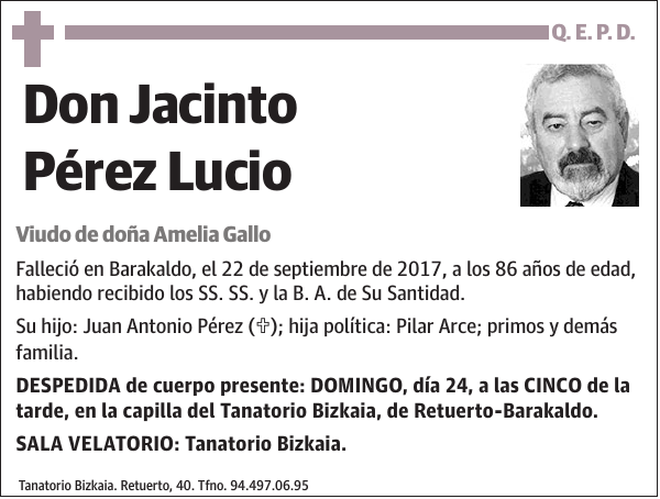 Jacinto Pérez Lucio