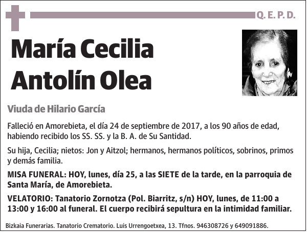 María Cecilia Antolín Olea