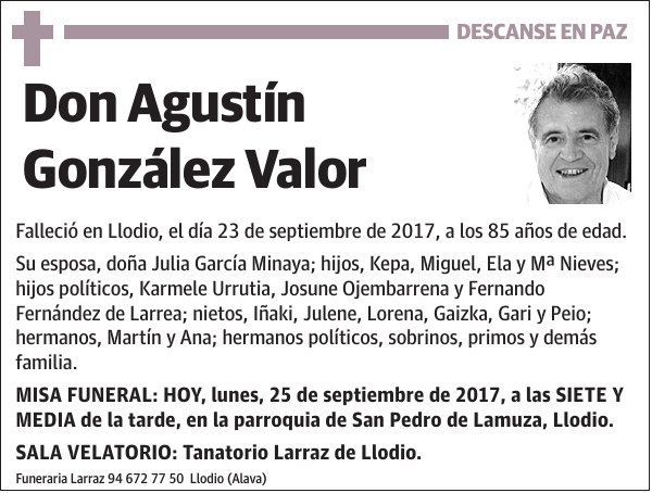 Agustín González Valor