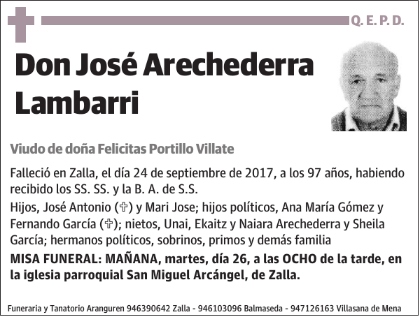 José Arechederra Lambarri