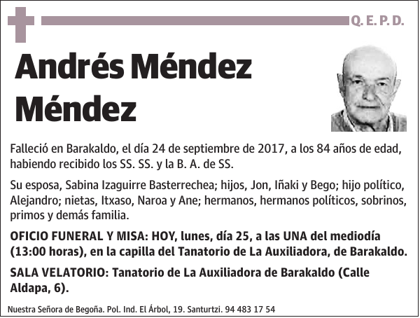 Andrés Méndez Méndez