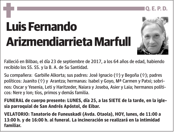 Luis Fernando Arizmendiarrieta Marfull