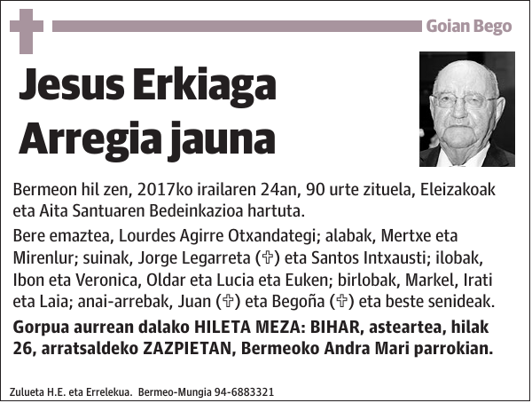 Jesus Erkiaga Arregia