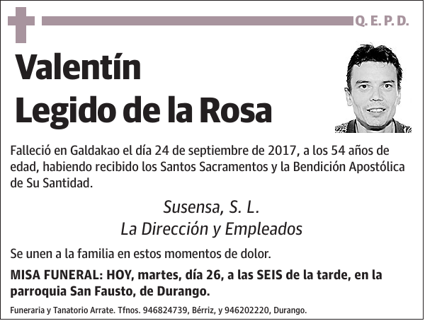 Valentín Legido de la Rosa